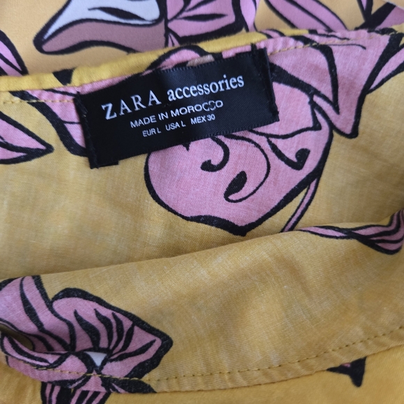 Floral Yellow and Pink Women's Top - Picture 12 of 12